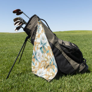 Blütenkalk Golfhandtuch