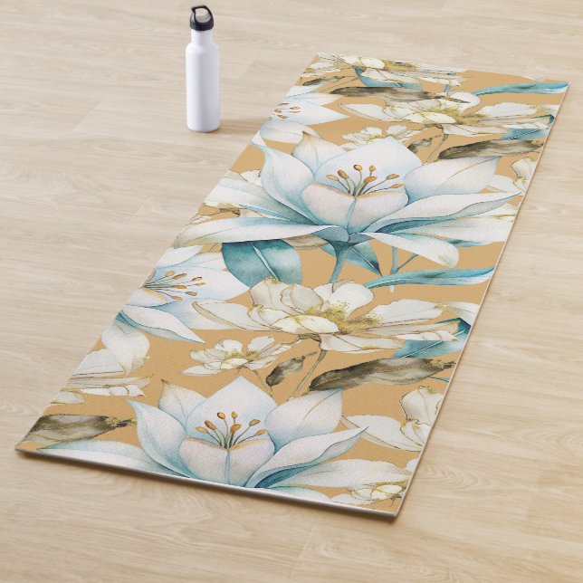 Blütenkalk Yogamatte (Beispiel)