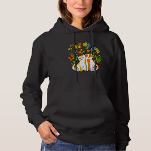 Blütenkatzen Katzen Mama und KatzenVater Hoodie