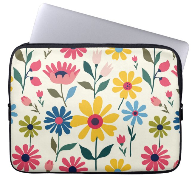 Blütenkind Laptopschutzhülle (Vorderseite)