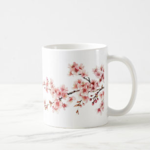 Blütenkirsche Blüten Rosa Weiß Kaffeetasse
