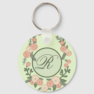 Blütenkranz persönlich schlüsselanhänger