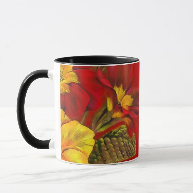 Blütenkunst Primula Rote Tasse "Die größte Nana de (Links)