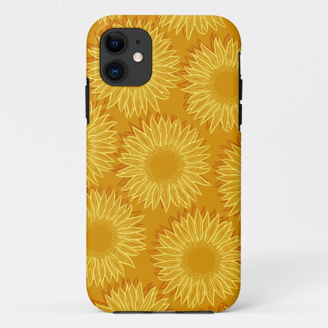 Blütenleuchte Rustikale Sonnenblumenleuchte Handge Case-Mate iPhone Hülle (Rückseite)