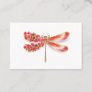 Blütenlibelle mit Schmuck Sakura Rabattkarte