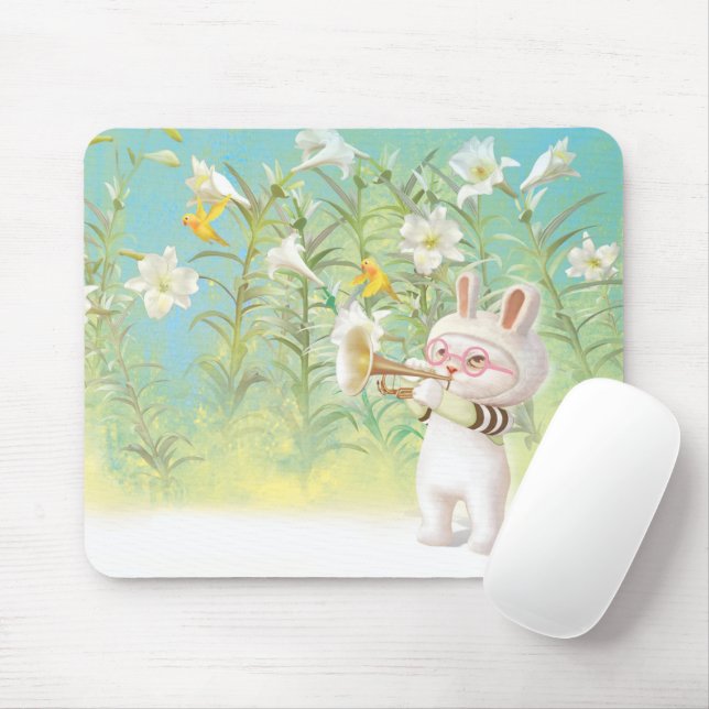 Blütenlilie Mousepad (Mit Mouse)