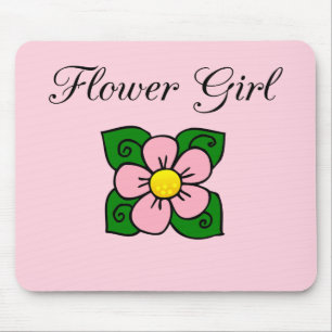 Blütenmädchen Mousepad