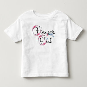 Blütenmädchen Niedlich Kleinkind T-shirt