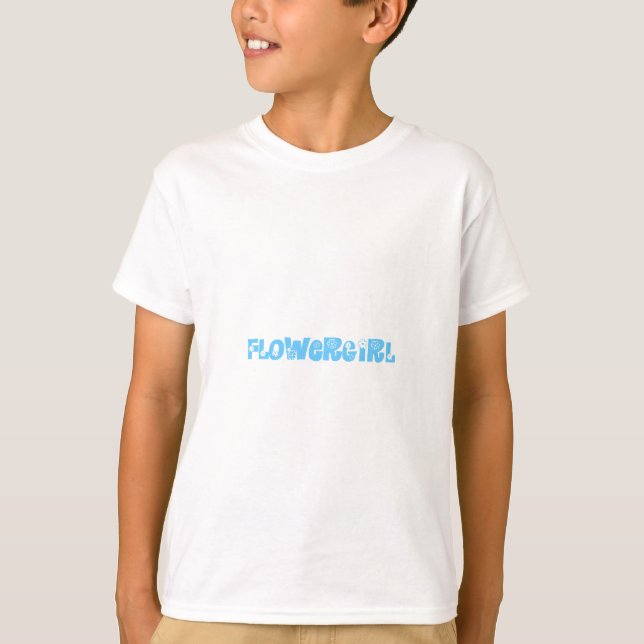 Blütenmädchen T-Shirt (Vorderseite)