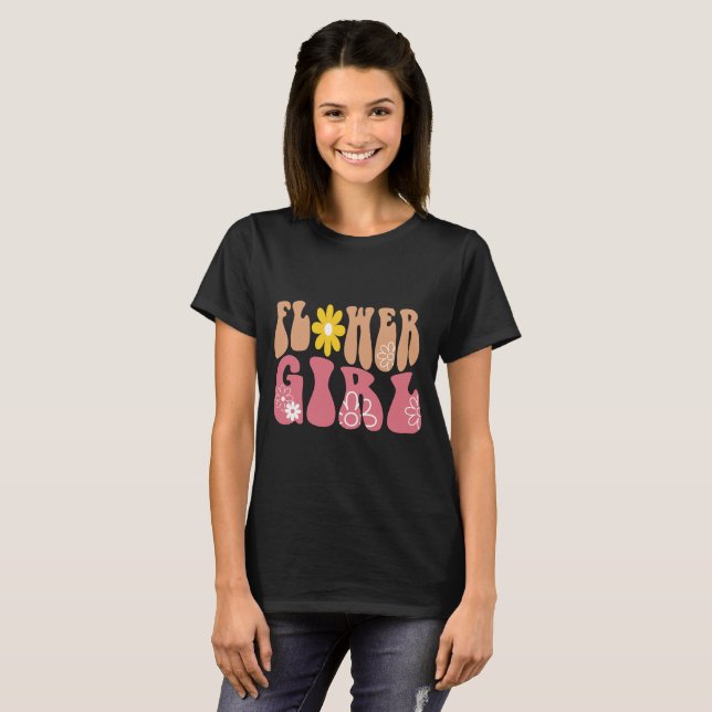 Blütenmädchen T-Shirt (Vorne ganz)