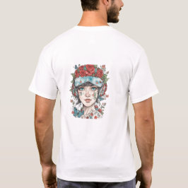 Blütenmädchen T-Shirt
