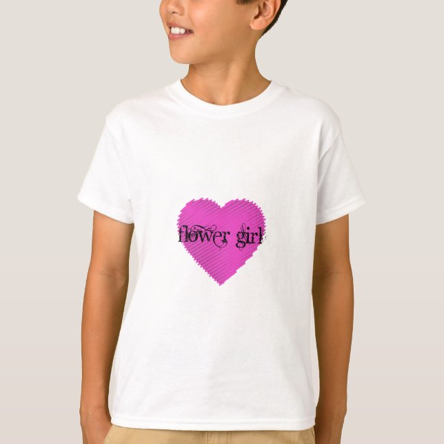 Blütenmädchen T-Shirt (Vorderseite)