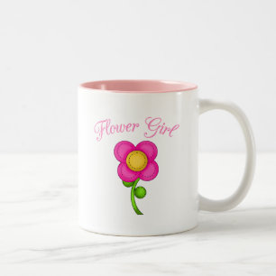 Blütenmädchen Zweifarbige Tasse