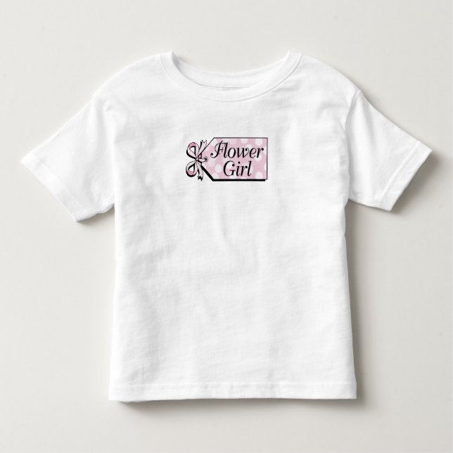 Blütenmädchenhochzeit Kleinkind T-shirt (Vorderseite)
