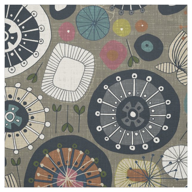 Blütenmoos Stoff (Muster)