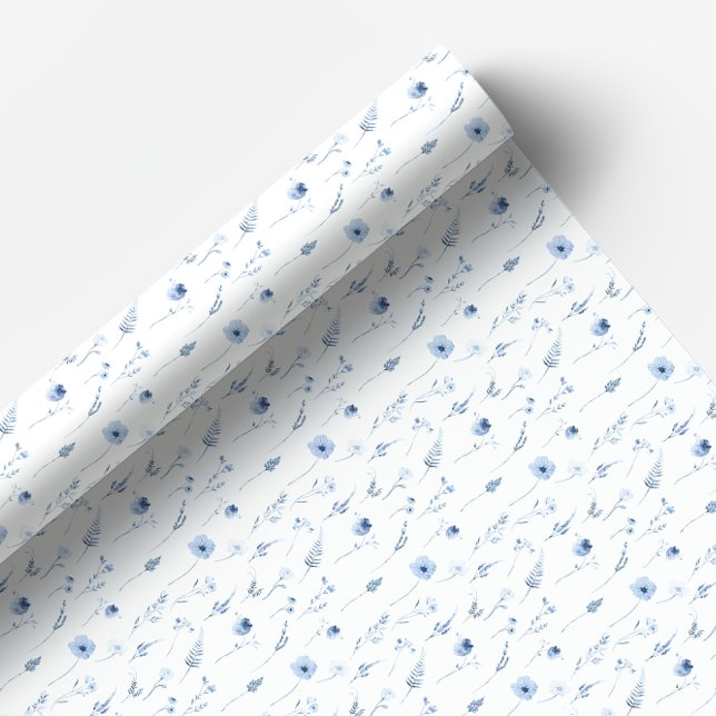 Blütenpapier für Navy-Wildblume Geschenkpapier (Von Creator hochgeladen)