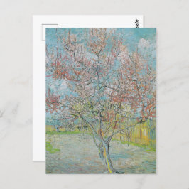 Blütenpfirsichbaum Postkarte