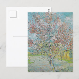 Blütenpfirsichbaum Postkarte