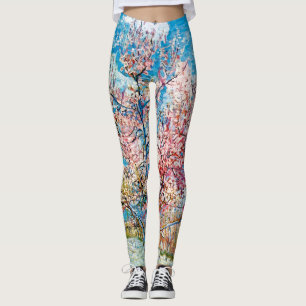 Blütenpfirsichbaum, Van Gogh Leggings