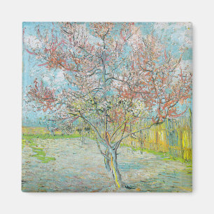 Blütenpfirsichbaum Vincent van Gogh Magnet