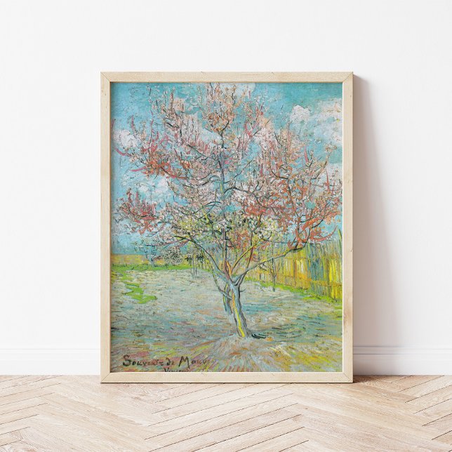 Blütenpfirsichbaum | Vincent van Gogh Poster (Von Creator hochgeladen)