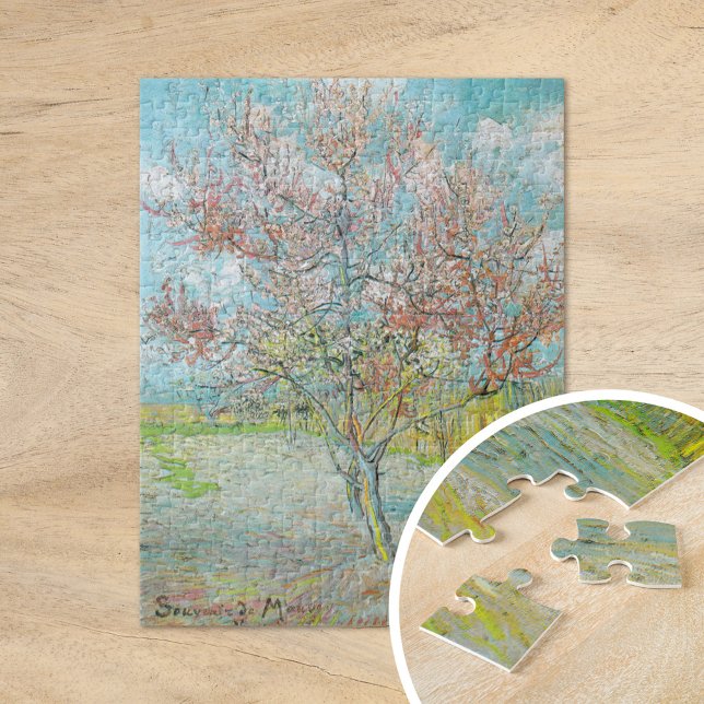 Blütenpfirsichbaum | Vincent van Gogh Puzzle (Von Creator hochgeladen)