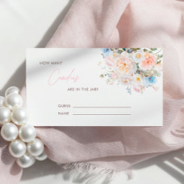 Blütenpink, wie viele Laken Begleitkarte