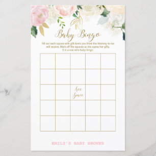 Blütenpinke und goldene Kinderdusche - Game-DRUCKE