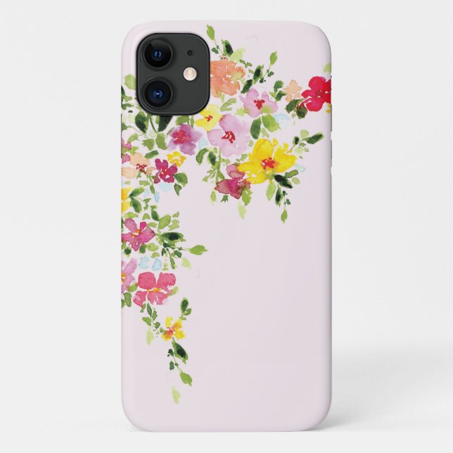 Blütenrosa Blume Case-Mate iPhone Hülle (Rückseite)