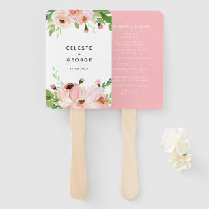 Blütenrosa Blumentraum Fächer