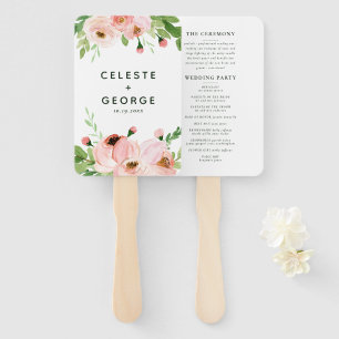 Blütenrosa Blumentraum Fächer