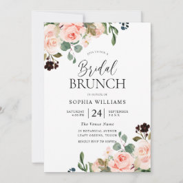 Blütenrosa Brautparty Einladung