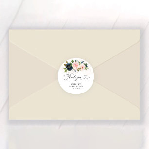 Blütenrosa Brautparty Runder Aufkleber