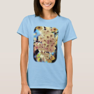 Blütenrosa Frühlingsblüte Blume T-Shirt