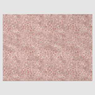 Blütenrosa Glitzy Glitzer Leopardrucke Seidenpapier