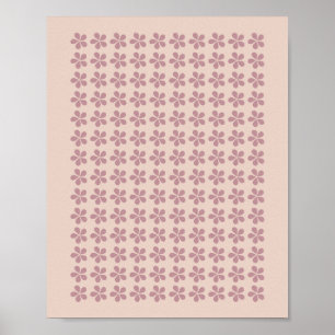 Blütenrosa Poster