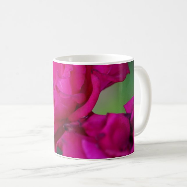Blütenrosa Tasse (VorderseiteRechts)
