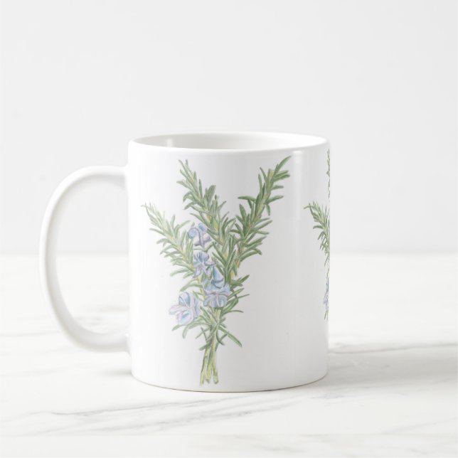 Blütenrosemary Kaffeetasse (Links)