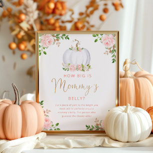 Blütenrot pink wie groß das Bauchspiel der Mama is Poster