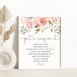 Blütenröte klingelte auf das Poster