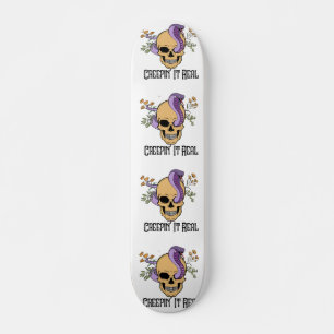 Blütenschlange - Halloween-Liebhaber Skateboard