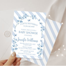 Blütenschmetterling Blütendusche Einladung