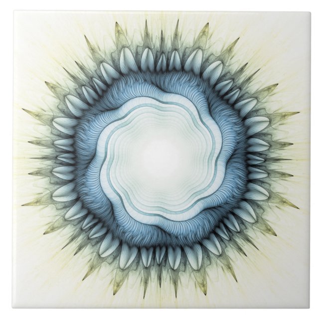 Blütenschmuck Fliese (Vorderseite)