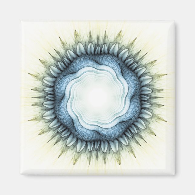 Blütenschmuck Magnet (Vorne)