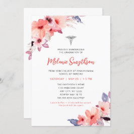 Blütenschwester-Foto-Abschlussfeier Einladung