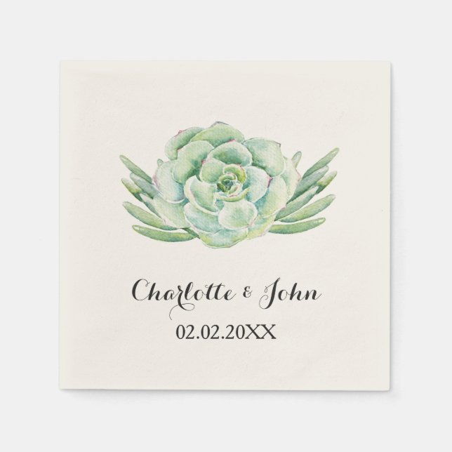 Blütenserviette Serviette (Vorderseite)