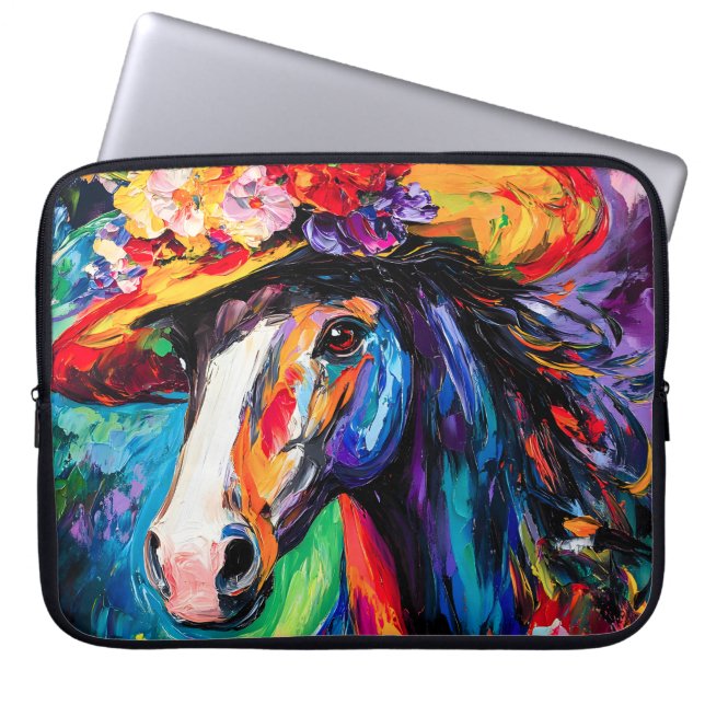 Blütenstal Laptopschutzhülle (Vorderseite)