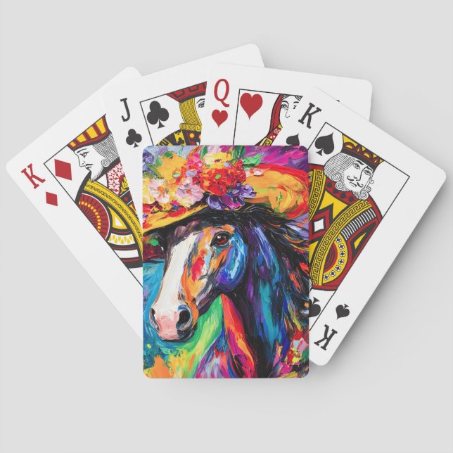 Blütenstal Spielkarten (Rückseite)