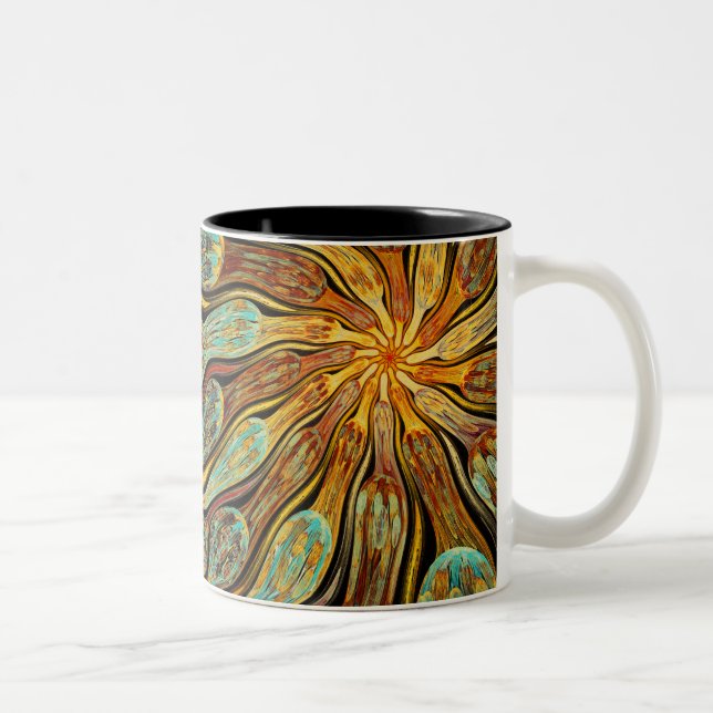 Blütenstand Zweifarbige Tasse (Rechts)