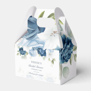 Blütenstaub Floral Dusty Blue Eukalyptus Sukkulent Geschenkschachtel